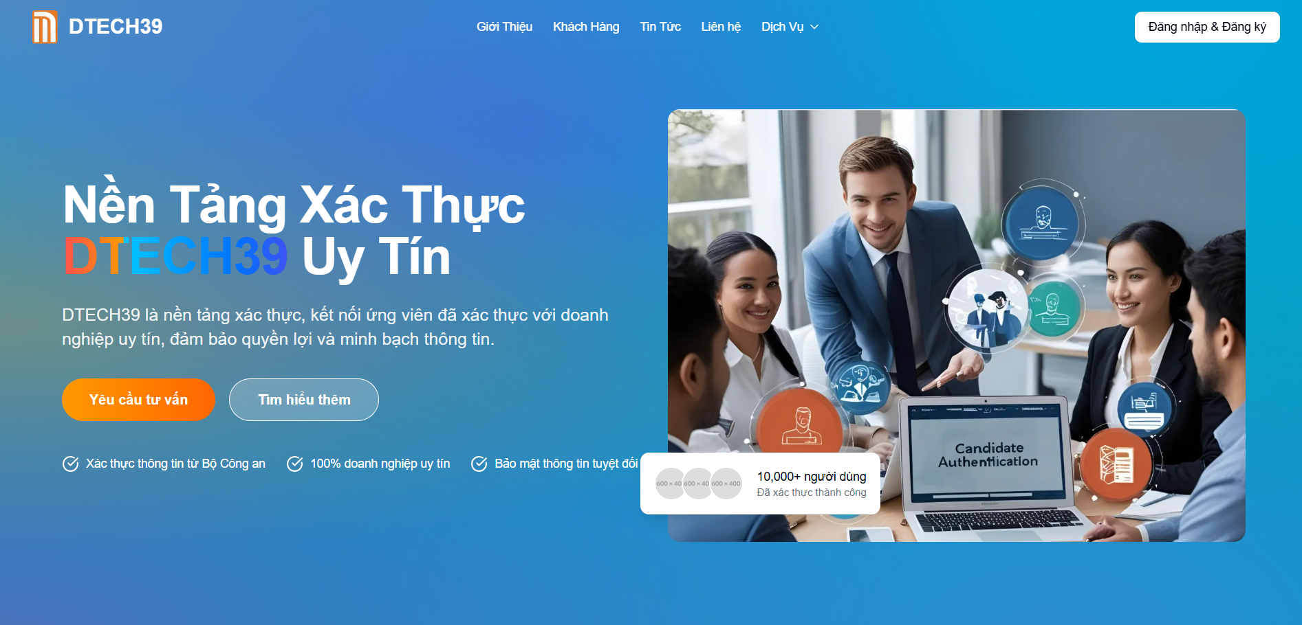 Nền tảng xác thực nhân sự